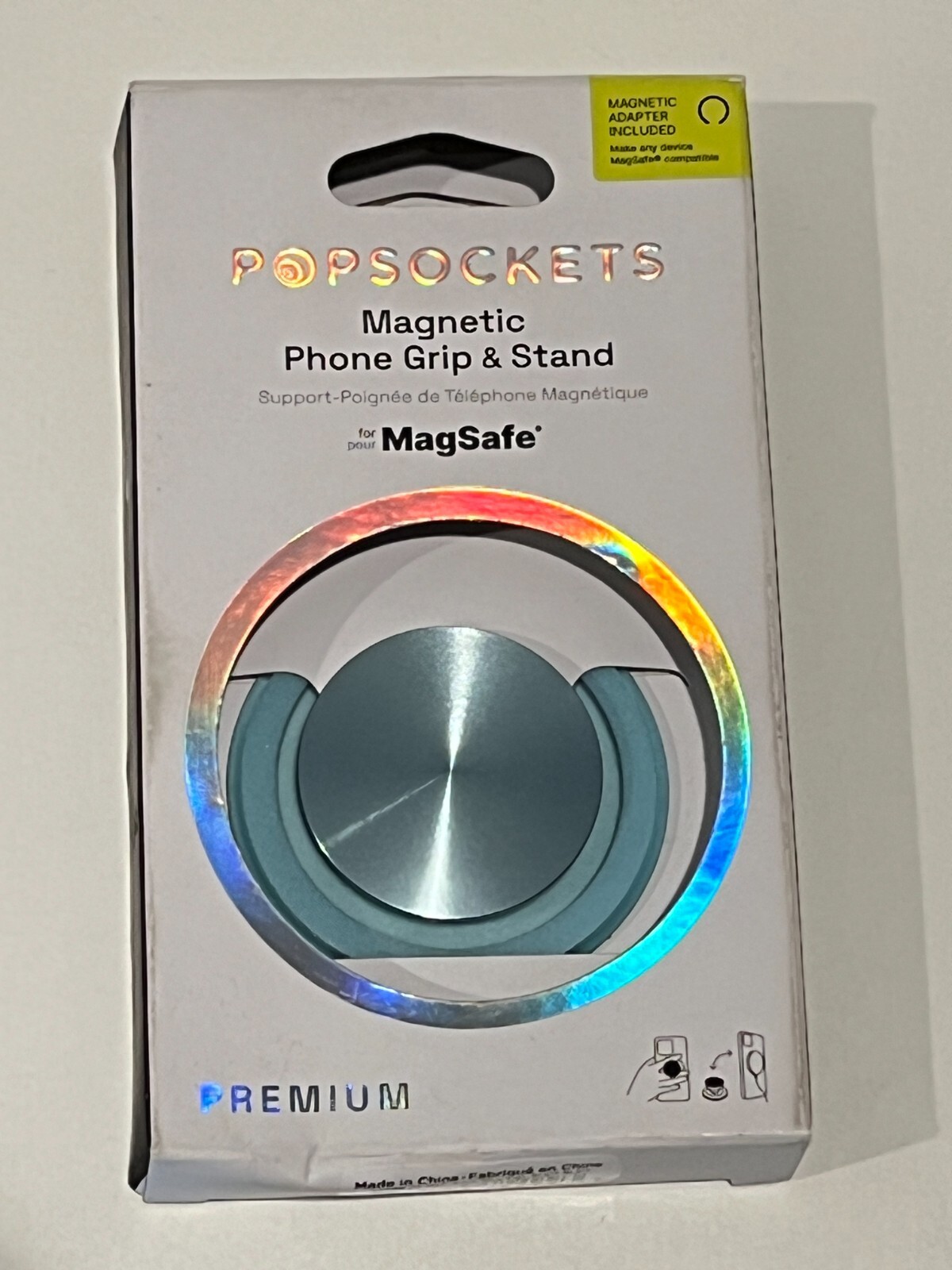PopSockets Magnetic MagSafe Phone Grip & Stand for iPhone - Blue Sigh