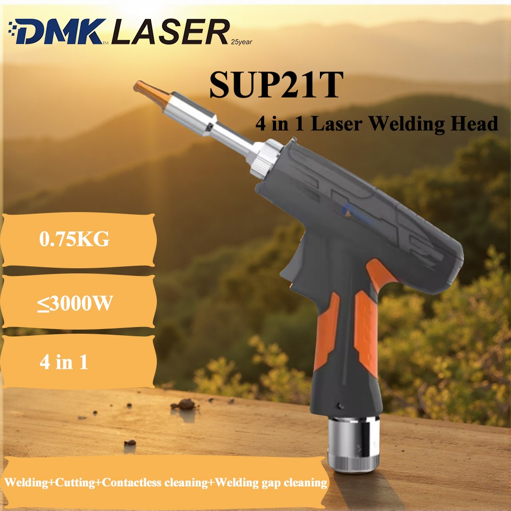 DMK SUP21T Laser Welding Head 3000W Handheld Laser Welding/Cutting/Cleaning Gun