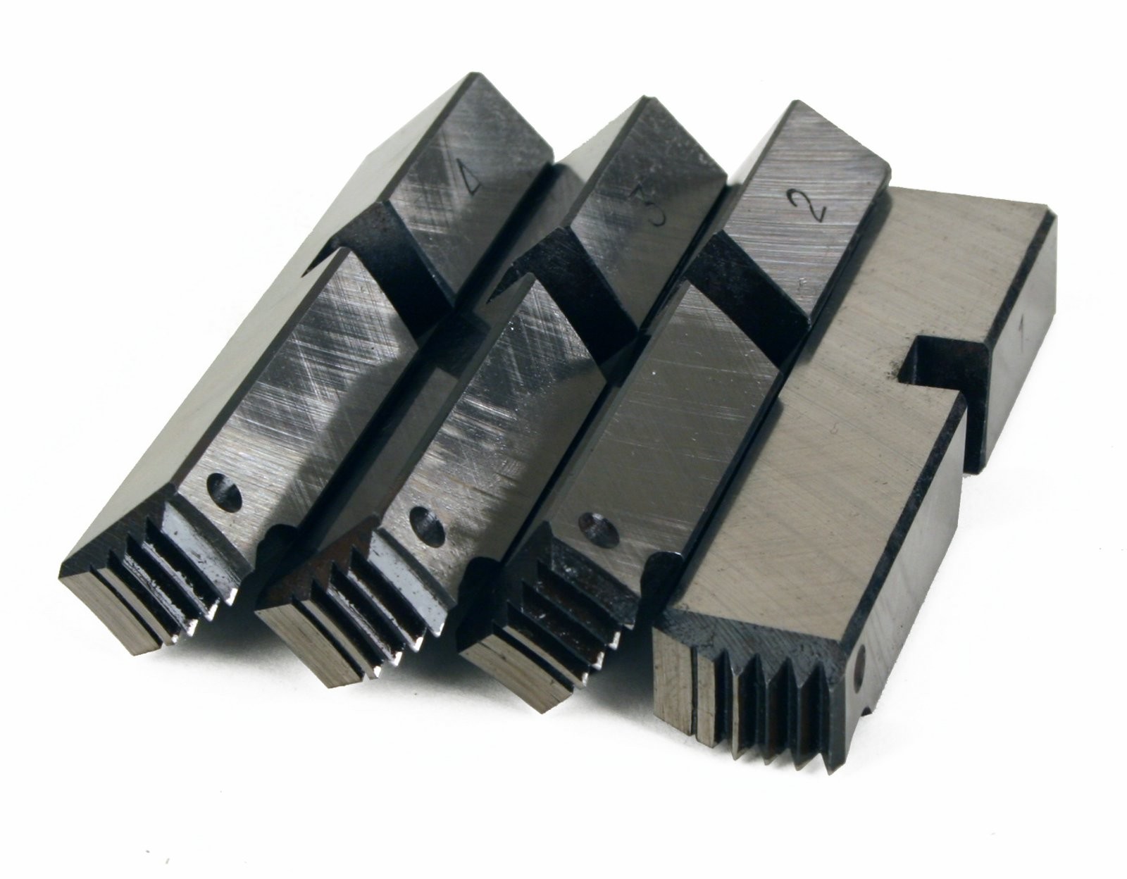 Steel Dragon Tools® 2 1/2"- 4" HSS Pipe Dies for 6790 Pipe Threading Machine