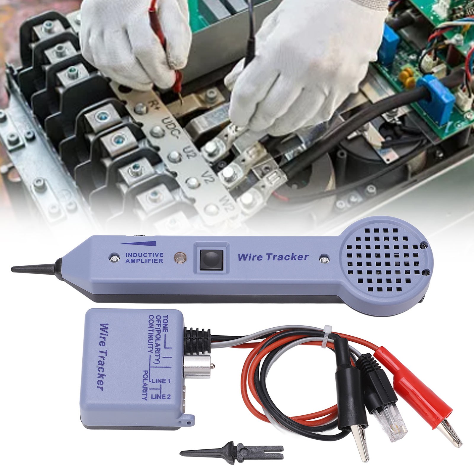 Network Cable Tracing Tester Kit Audio Adjustable Induction Amplifier Cable N