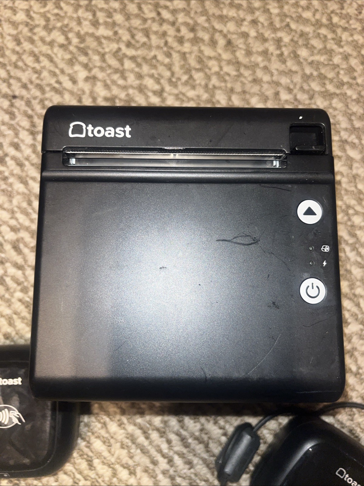 Toast Tp200 Credit Card Machine Printer Used (only 1 wire) (NO CORDS)