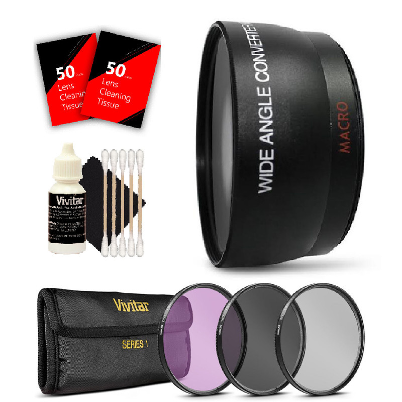 52mm Wide Angle Lens Kit for Canon EOS Rebel T6i T6 T5 and All Canon DSLR Camera