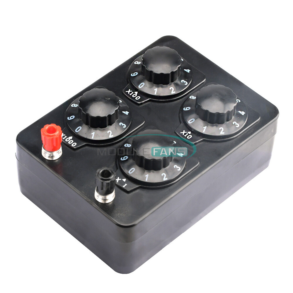 Simple Resistance Box 0-9999ohm 1ohm Progress Physical Electrical Teaching Tool