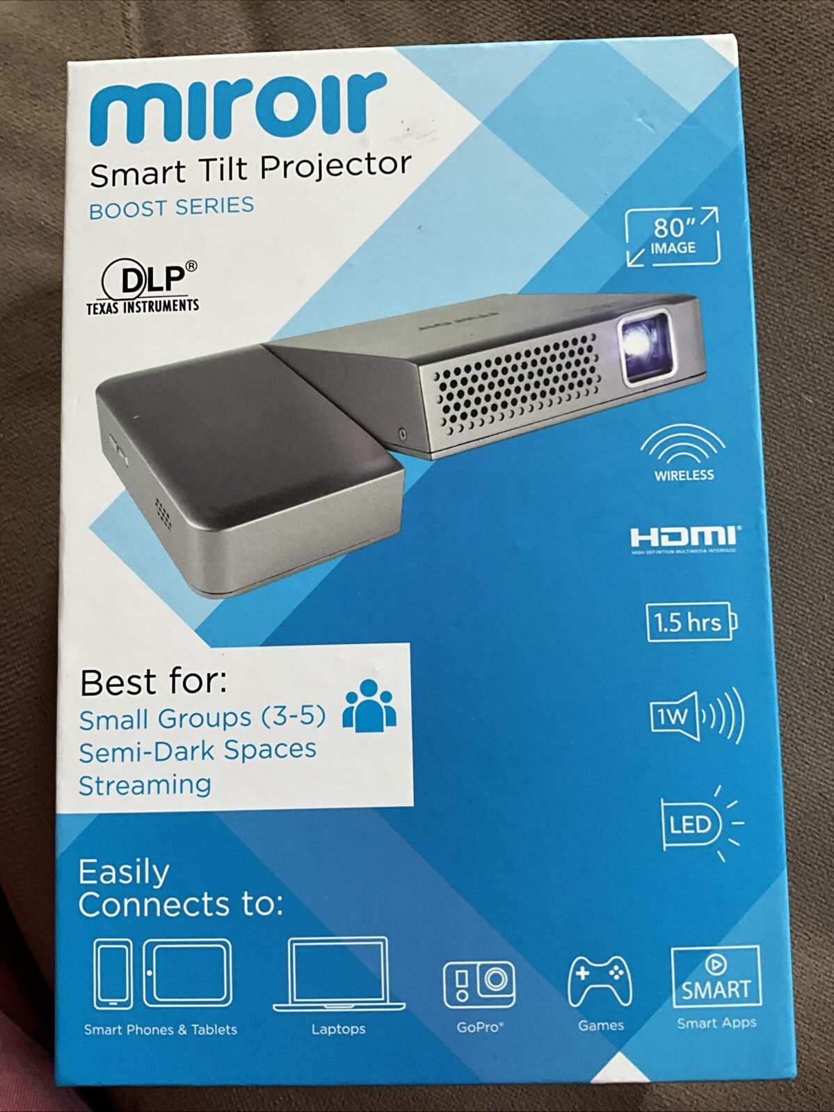 Miroir Smart Tilt Projector Boost Series Model M200A In Original Box