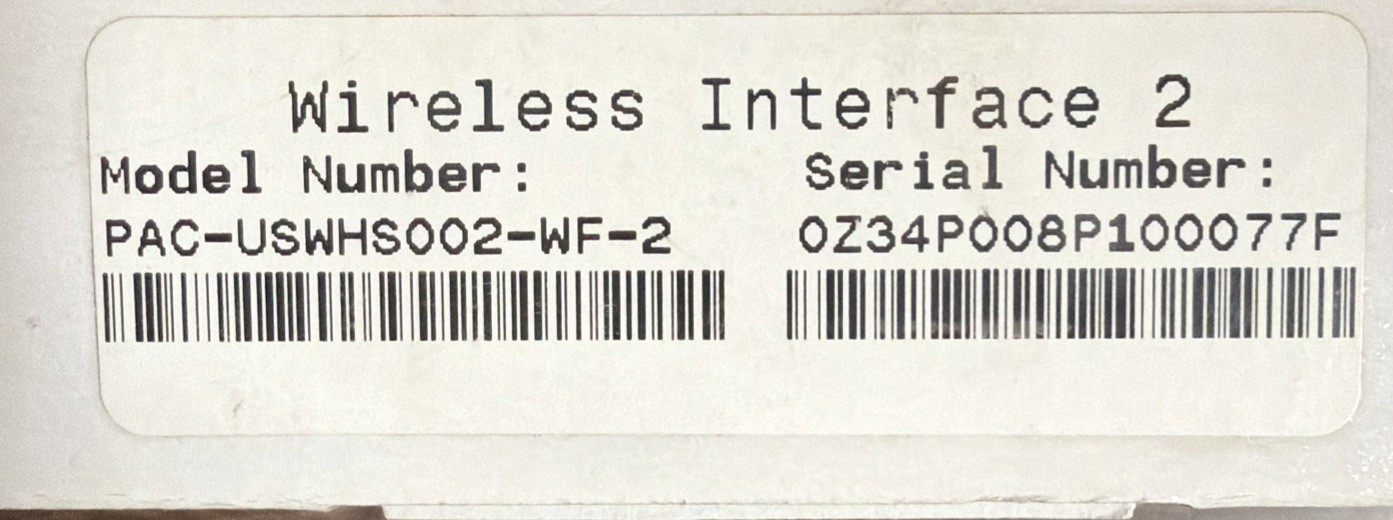 Mitsubishi Electric US, Wireless Interface 2. PAC-USWHS002-WF-2