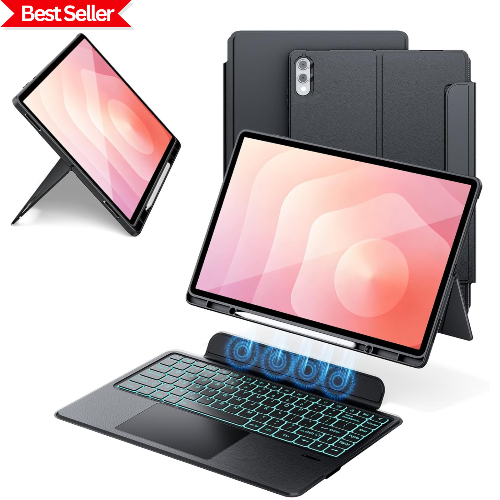 Touchpad Keyboard Case for Samsung Galaxy Tab S11 Ultra 14.6 Inch 2...