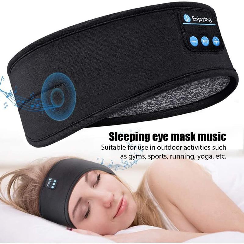 Bluetooth Headband Earphones Wireless Sleep Headphones Music Sports Headset