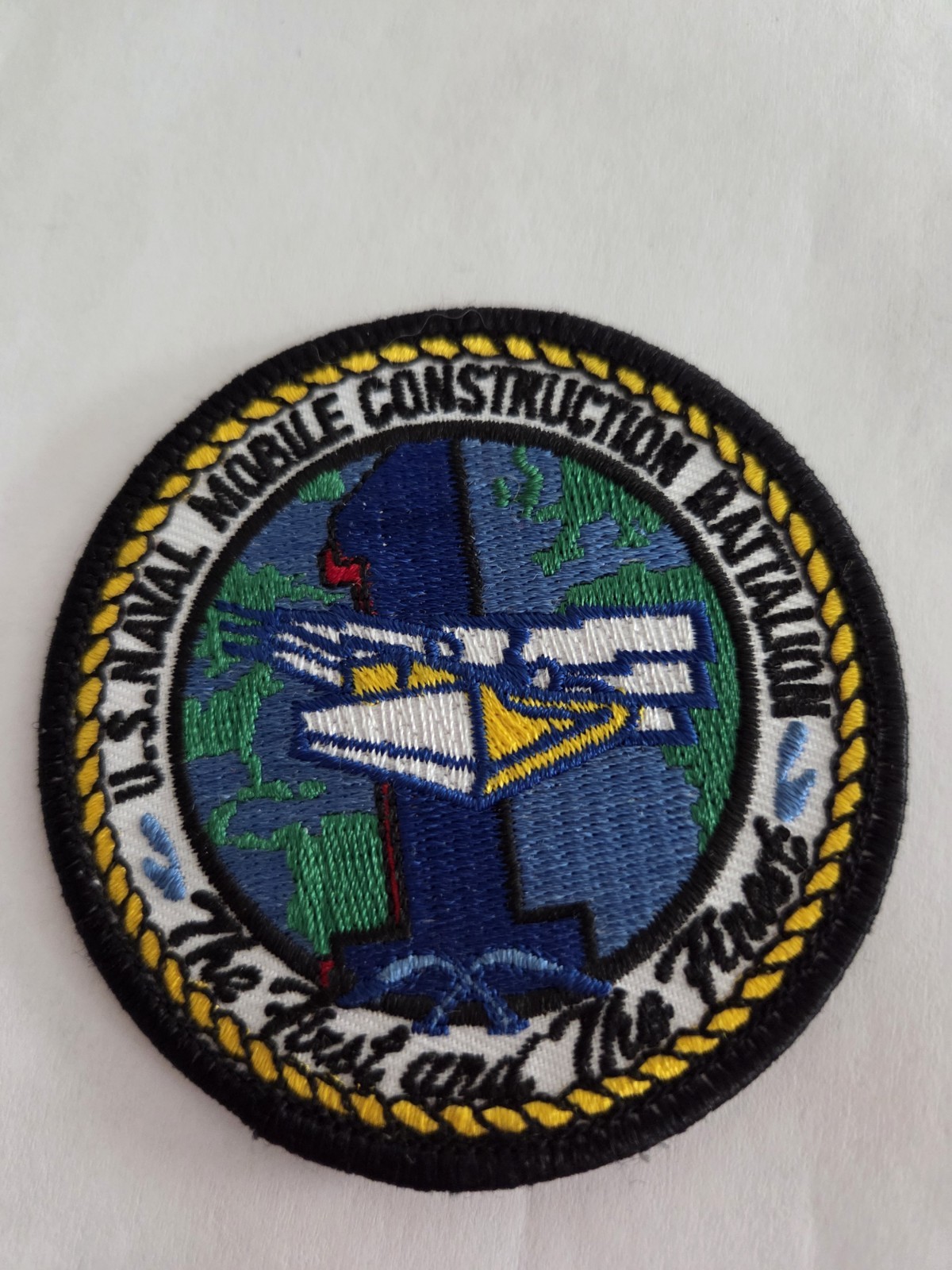 1st U.S. Naval Mobile Construction Battalion, Patch The First And The Finest