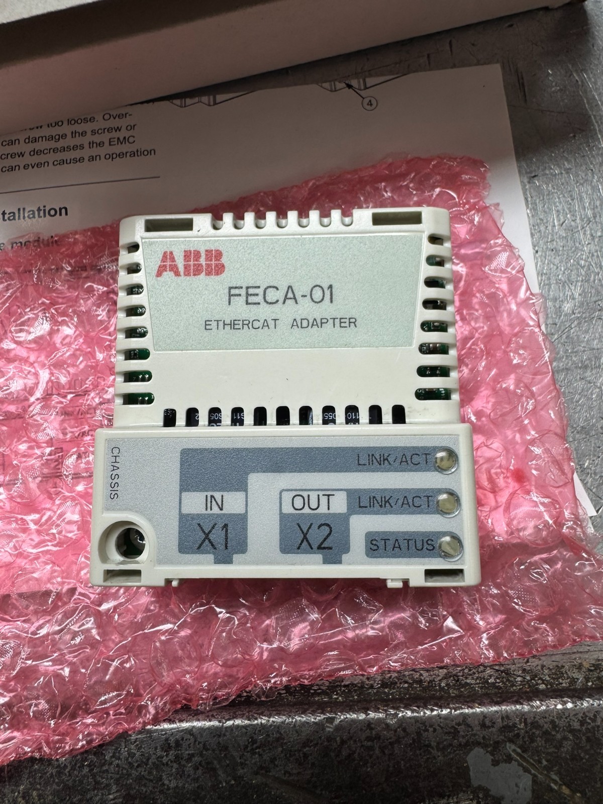 ABB - FECA-01 - FECA01 Ethernet Adapter - Refurbished