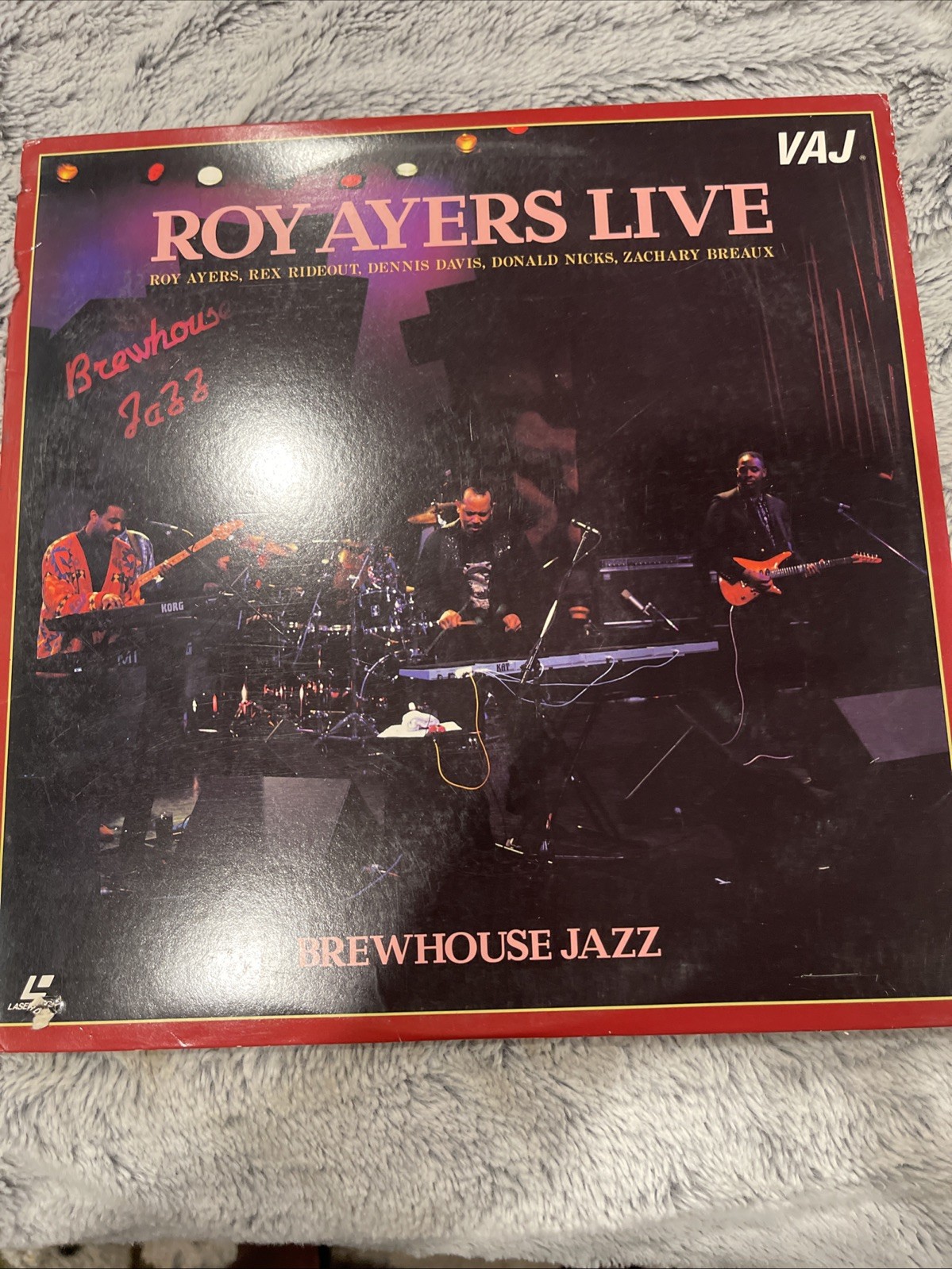 ROY AYERS LIVE, BREWHOUSE JAZZ. 1992 PIONEER LASERISC