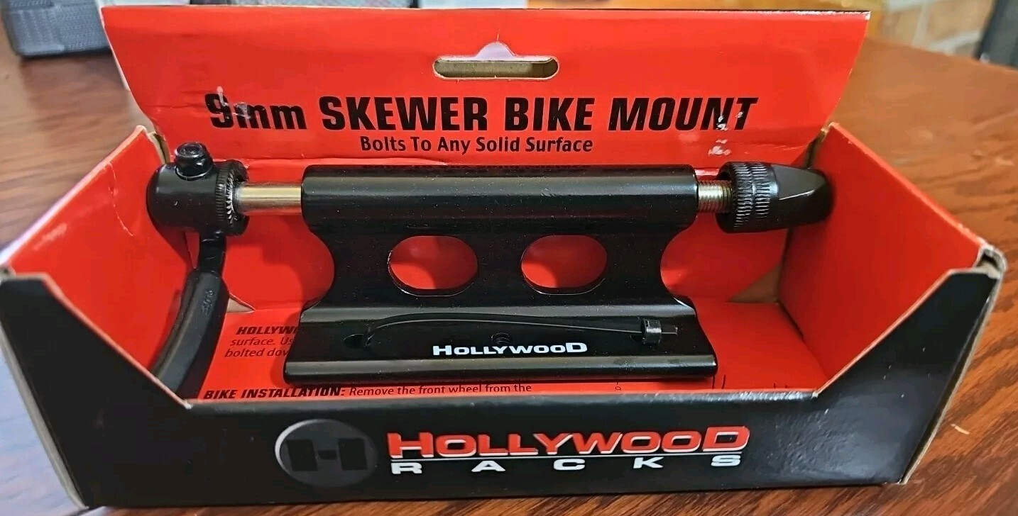 Hollywood Racks 9mm Skewer Bike Mount New In Box