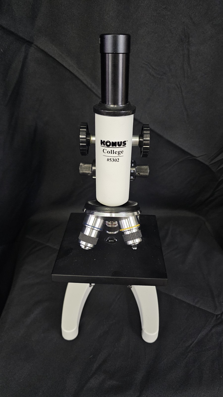 KONUS 5301 Professional Metal Monocular Microscope with Three Magnifications