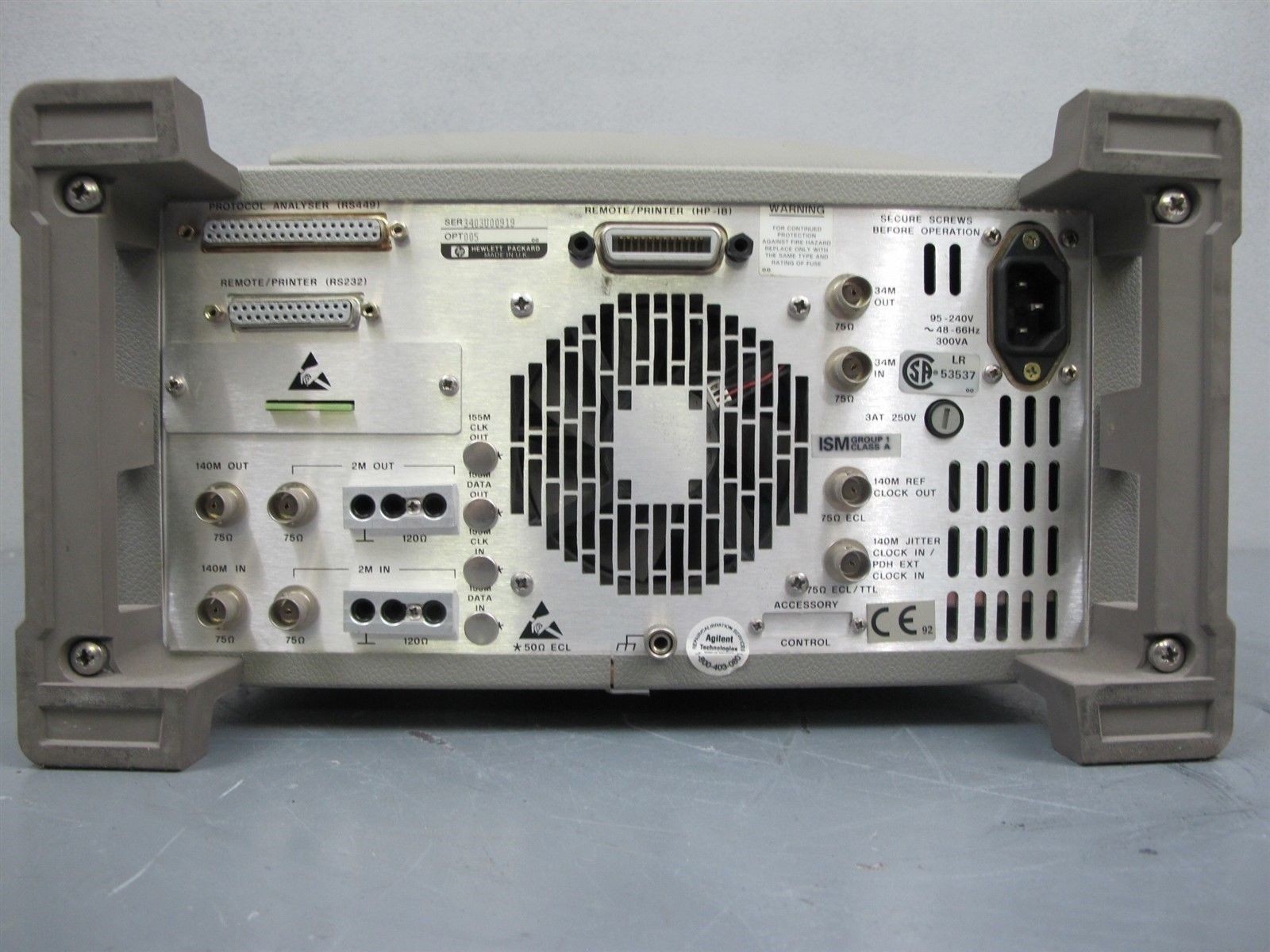 HP 37724A SDH/PDH Test Set w/Option 005