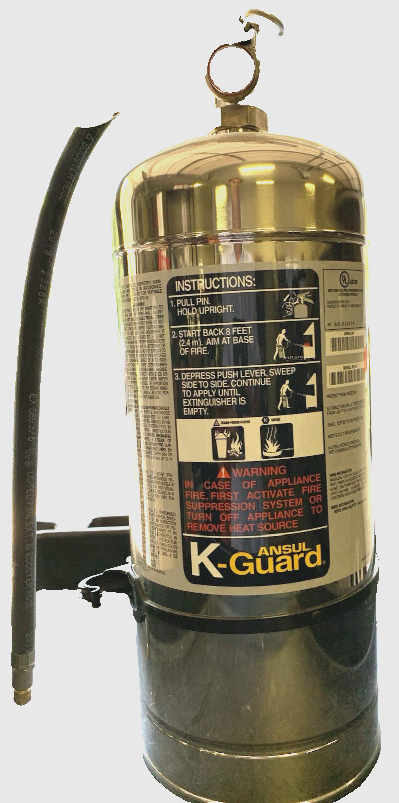 Ansul/ Ansul K Guard Fire Extinguisher  MODEL: K01-2 $251.01 + FREE SHIPPING
