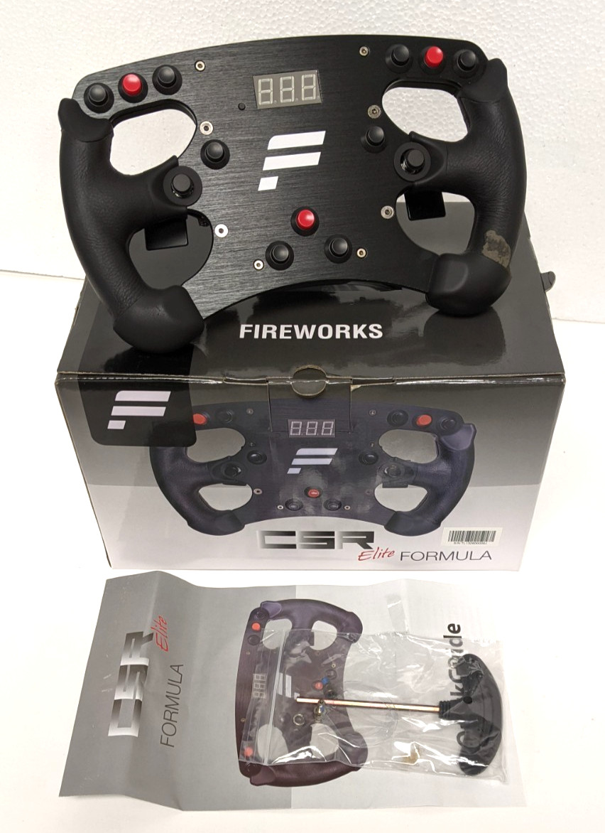 Fanatec CSR Elite Formula Rim USED Cosmetic Wear Please Read