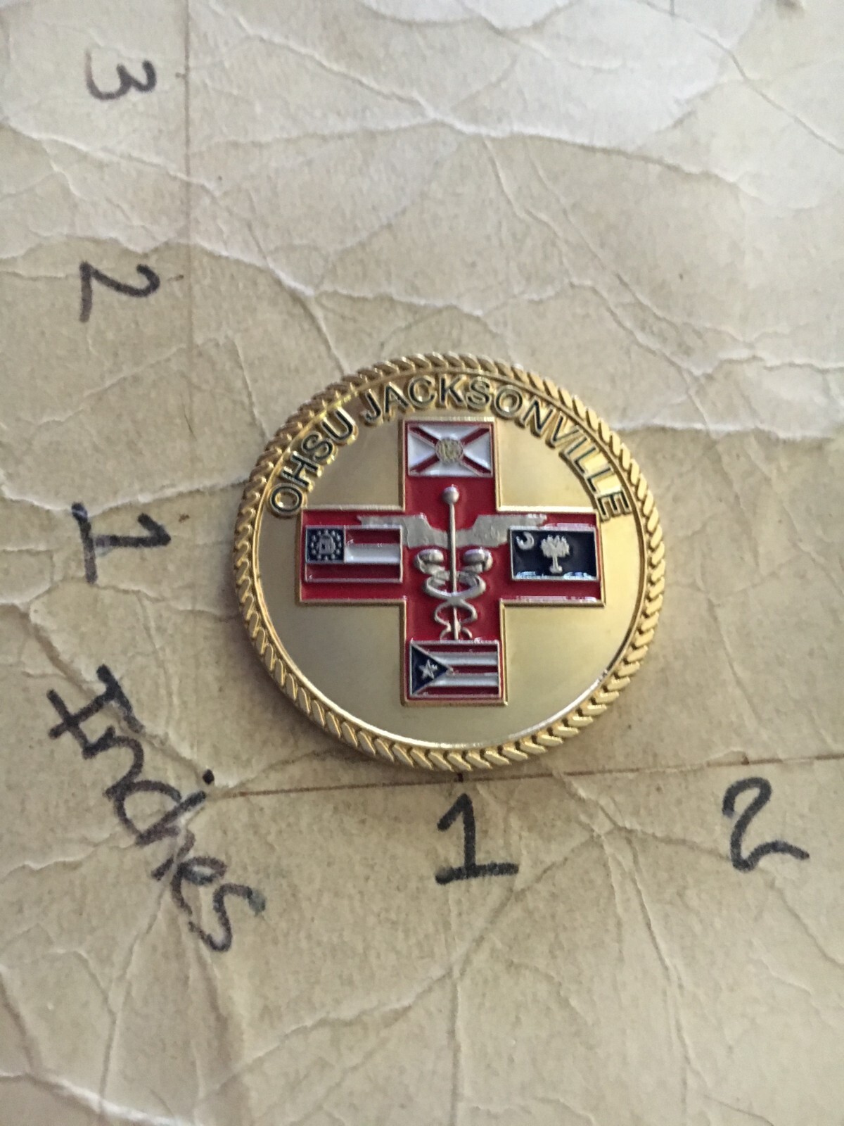 US Navy Operational Health Support Unit Jacksonville Challenge Coin 6/25/25