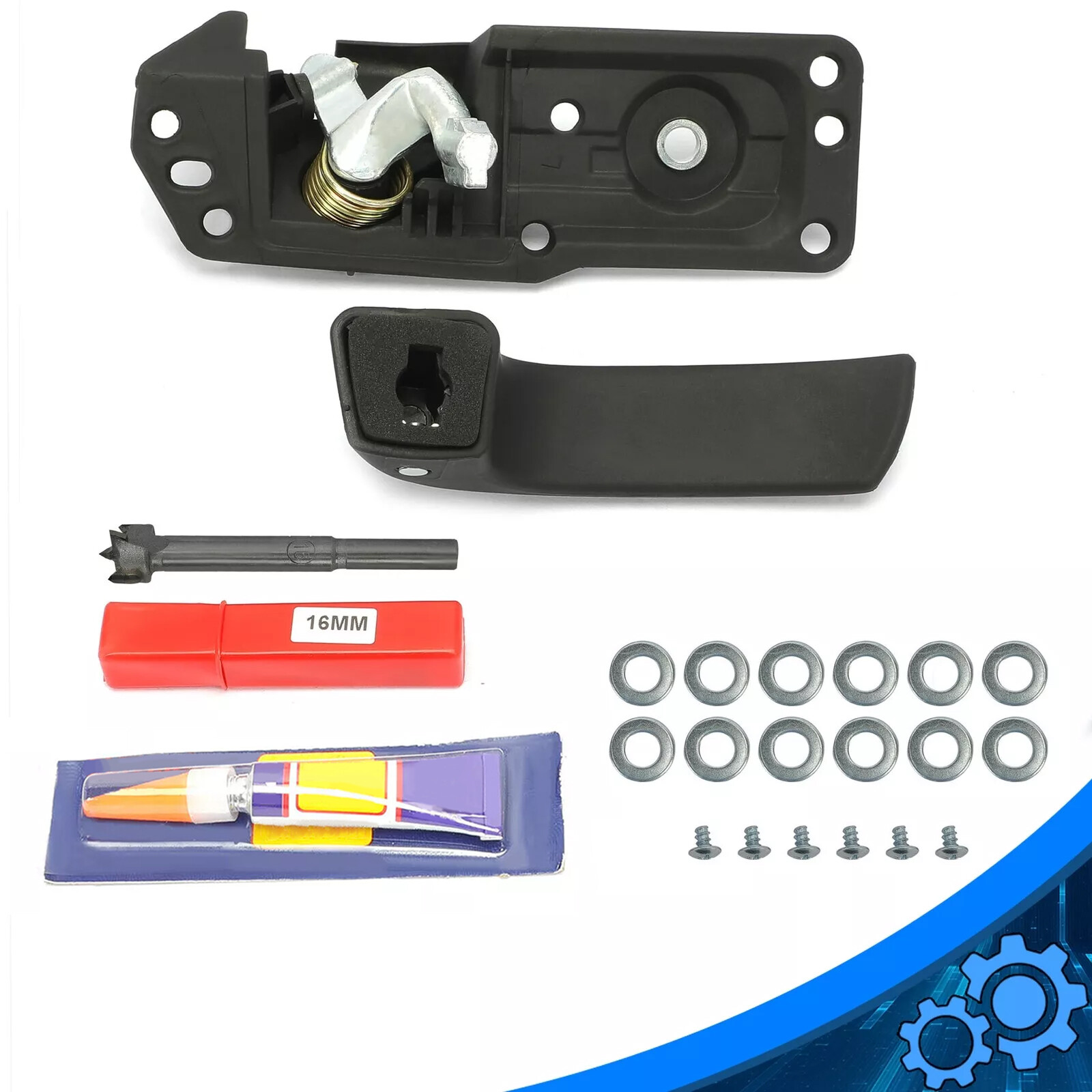 Interior Door Handle Repair Inside Passenger RH for 07-13 Chevy Silverado Sierra