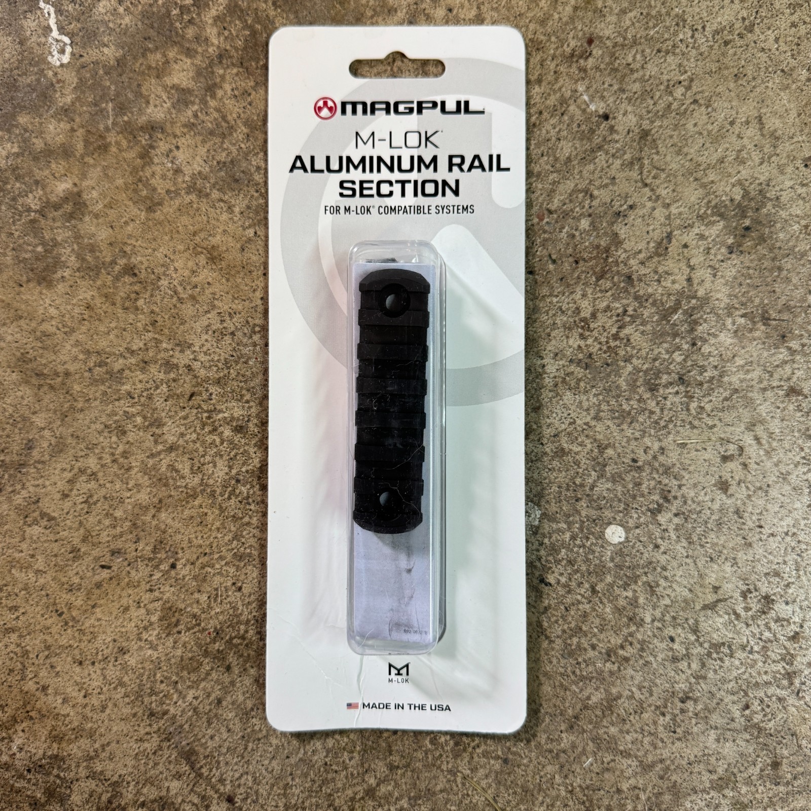 Magpul MAG582 Black M-Lok Aluminum 3.3" Length 7 Slot Rail 1913 Picatinny NEW