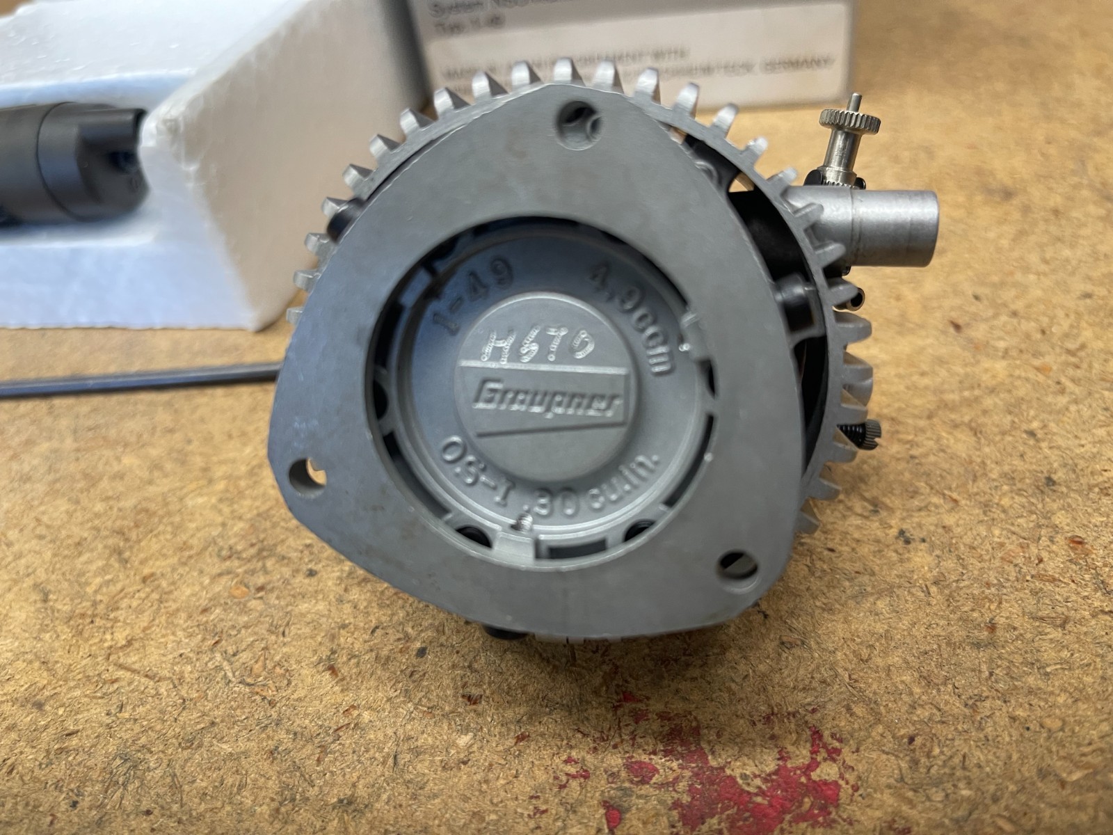 Graupner/O.S. NSU WANKEL Rotary Engine 1-49 (1980) R/C Airplane Engine & Muffer