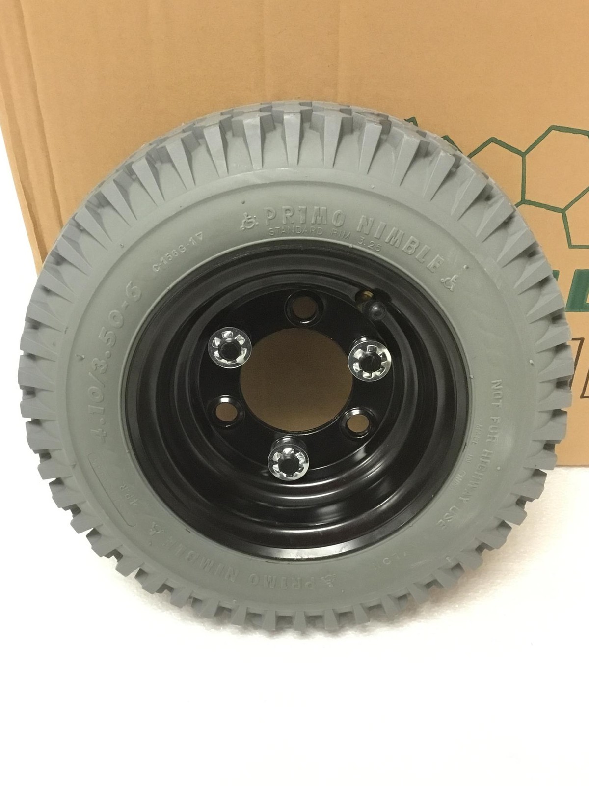 NEW PRIMO NIMBLE 4.10-3.50-6 Tyres Standard Rim 3.25 FREE SHIP! QTY AVAILABLE