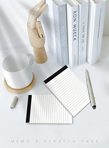 Small Note Pads 3x5 Notepads Mini Pocket Notebook 3 x 5 Inch 8 Pack-30 Sheets