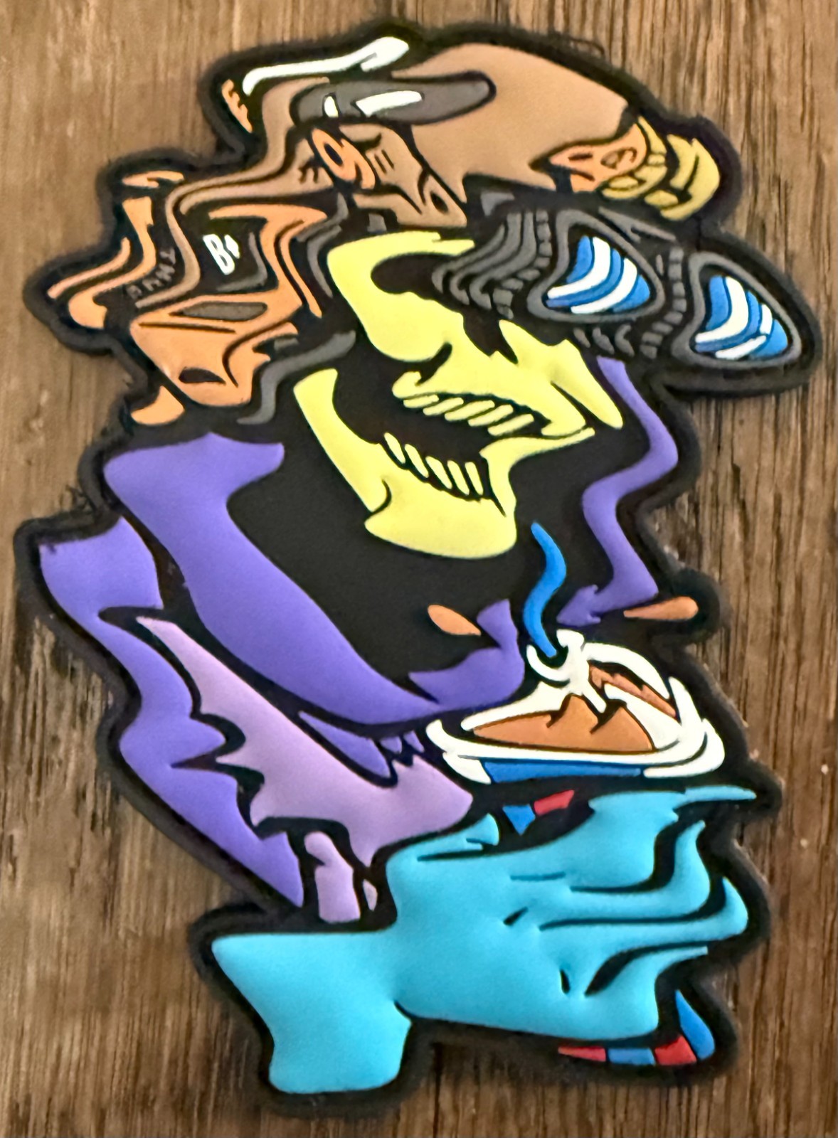 Wasteland Kooks "Misfortunes Blended" Full Color PVC Variant Patch