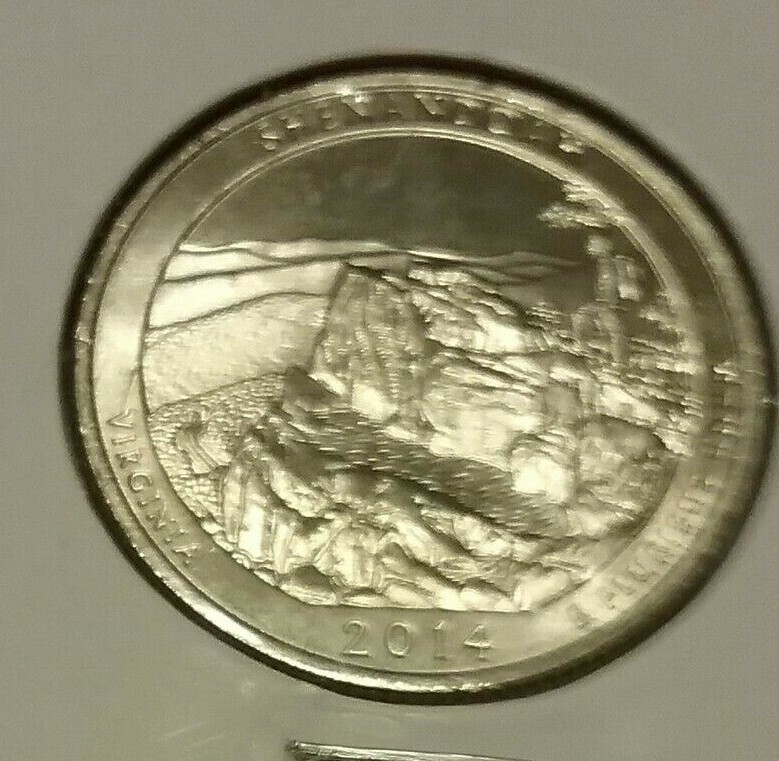 2014 Shenandoah VA S America the Beautiful Quarter - BU - Uncirculated