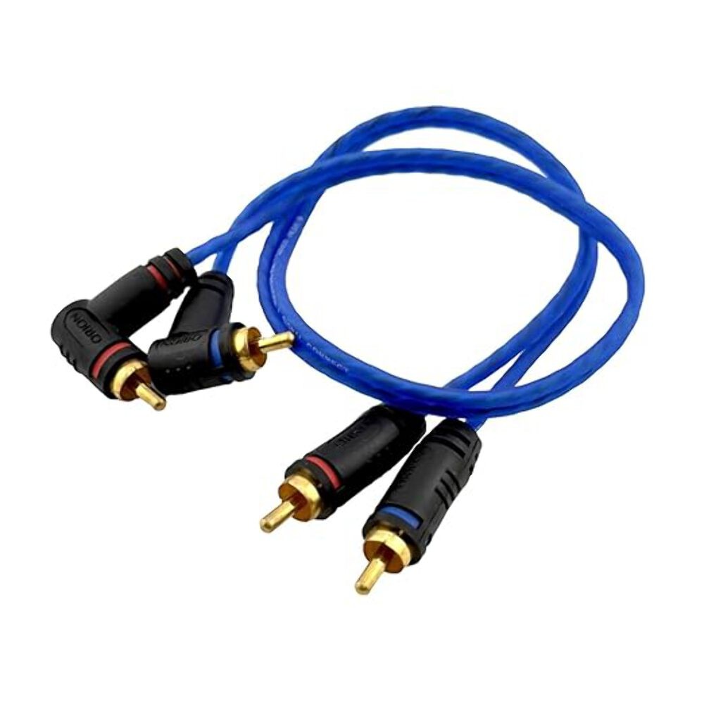 ORION Wired CR1.5FT (1.5-FT Blue) 2 Channel RCA Male to RCA Male Stereo Car Audi