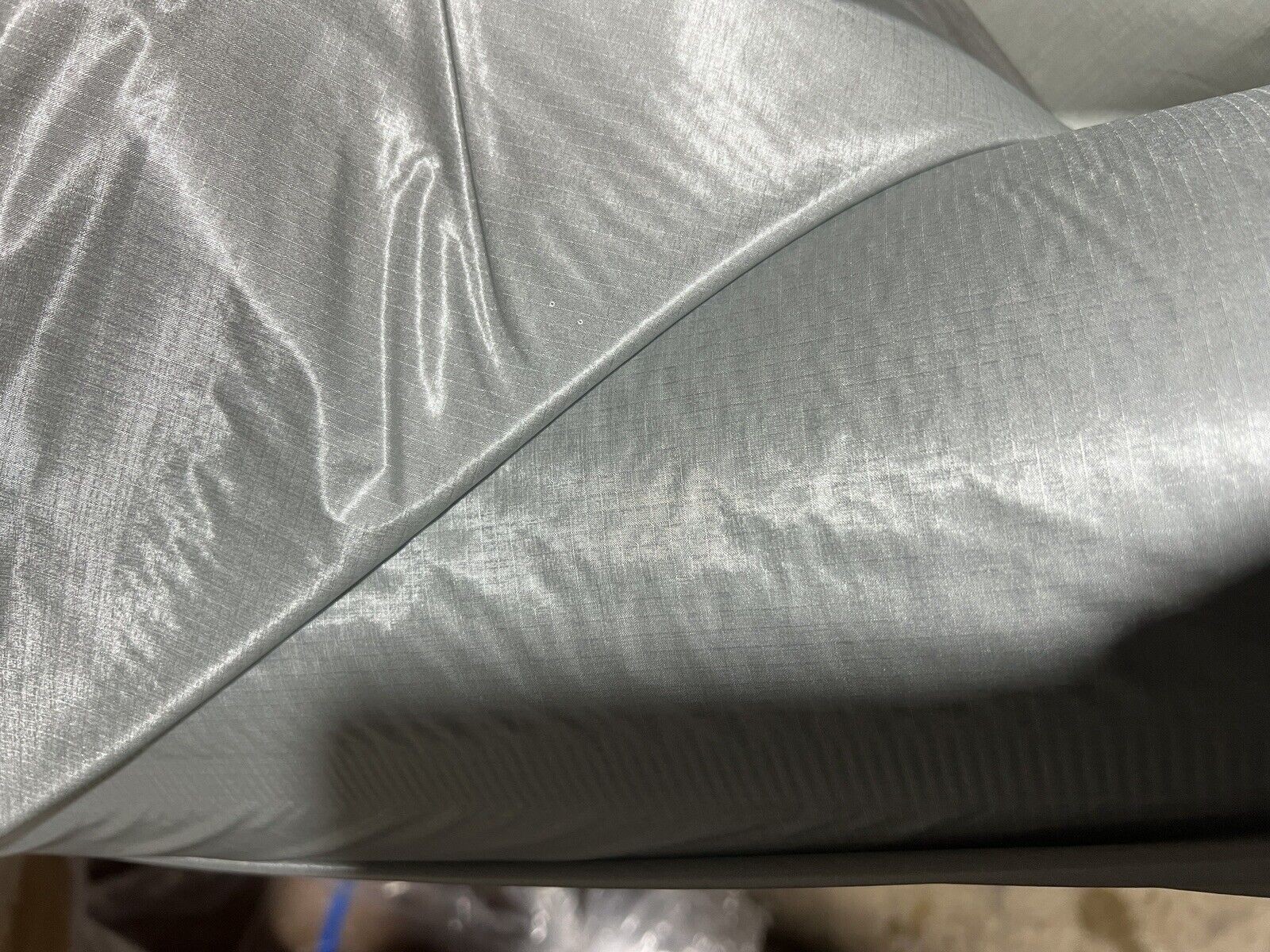 Grey Waterproof Soar Coat RipStop Nylon Parachute Material Fabric