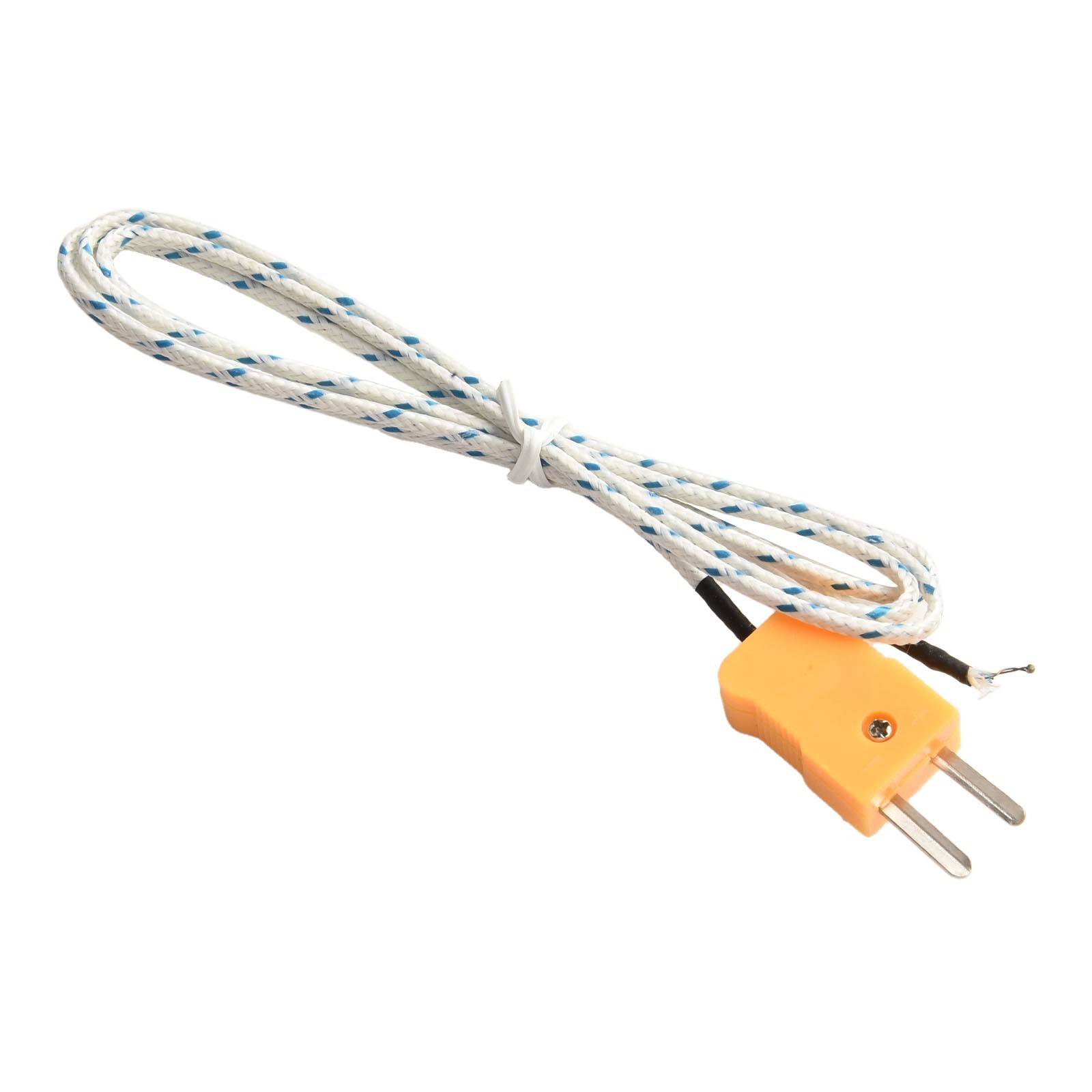 2pcs K type temperature probe high temperature temperature test 1 meter