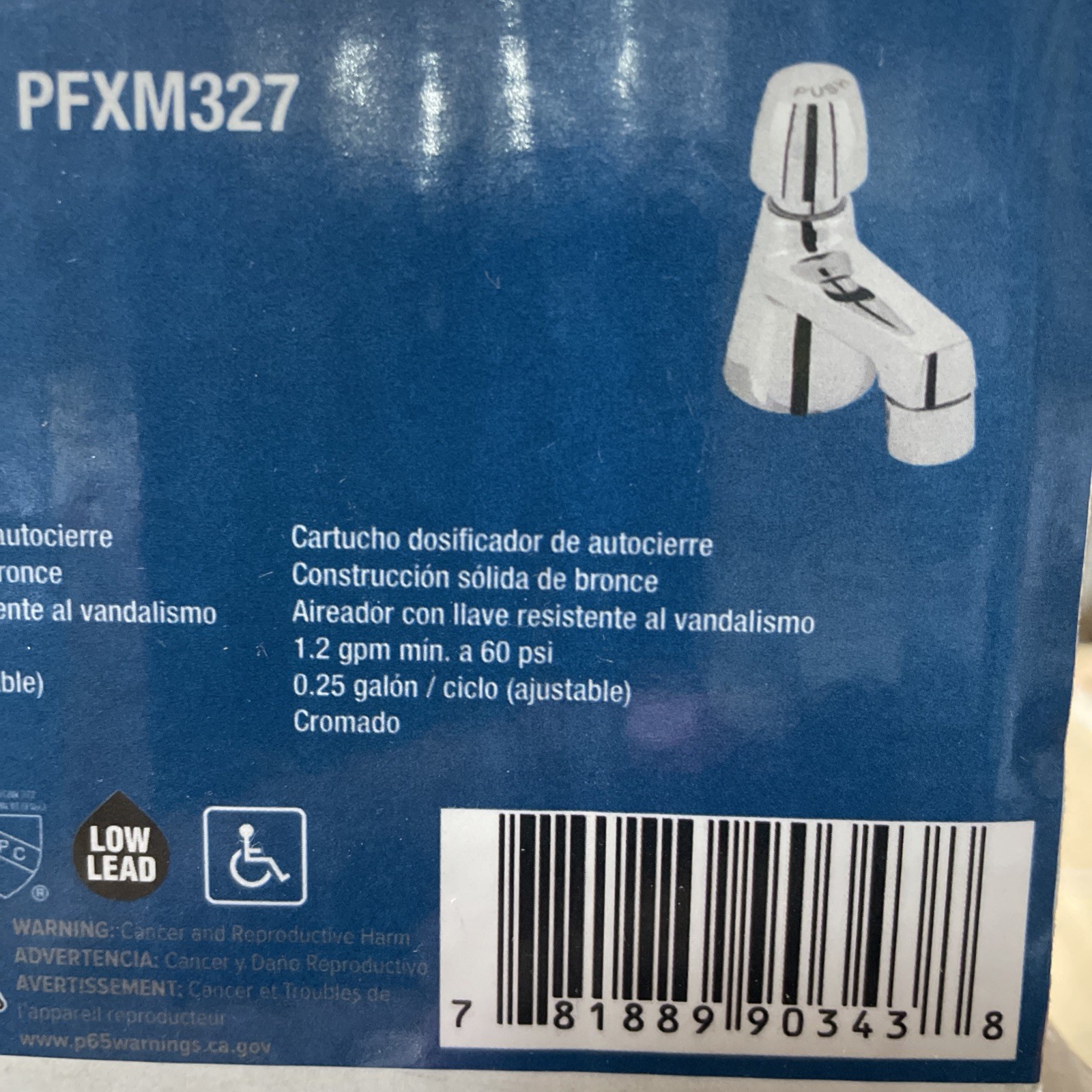 PROFLO PFXM327 1.2 GPM Single Hole Metering Faucet