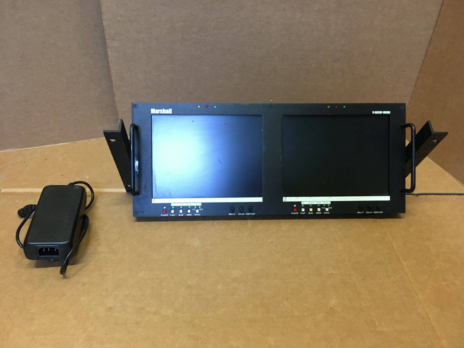 Marshall V-R82DP-HDSDI Dual Professional 8.4"LCD Screen Monitors Rack Mountable