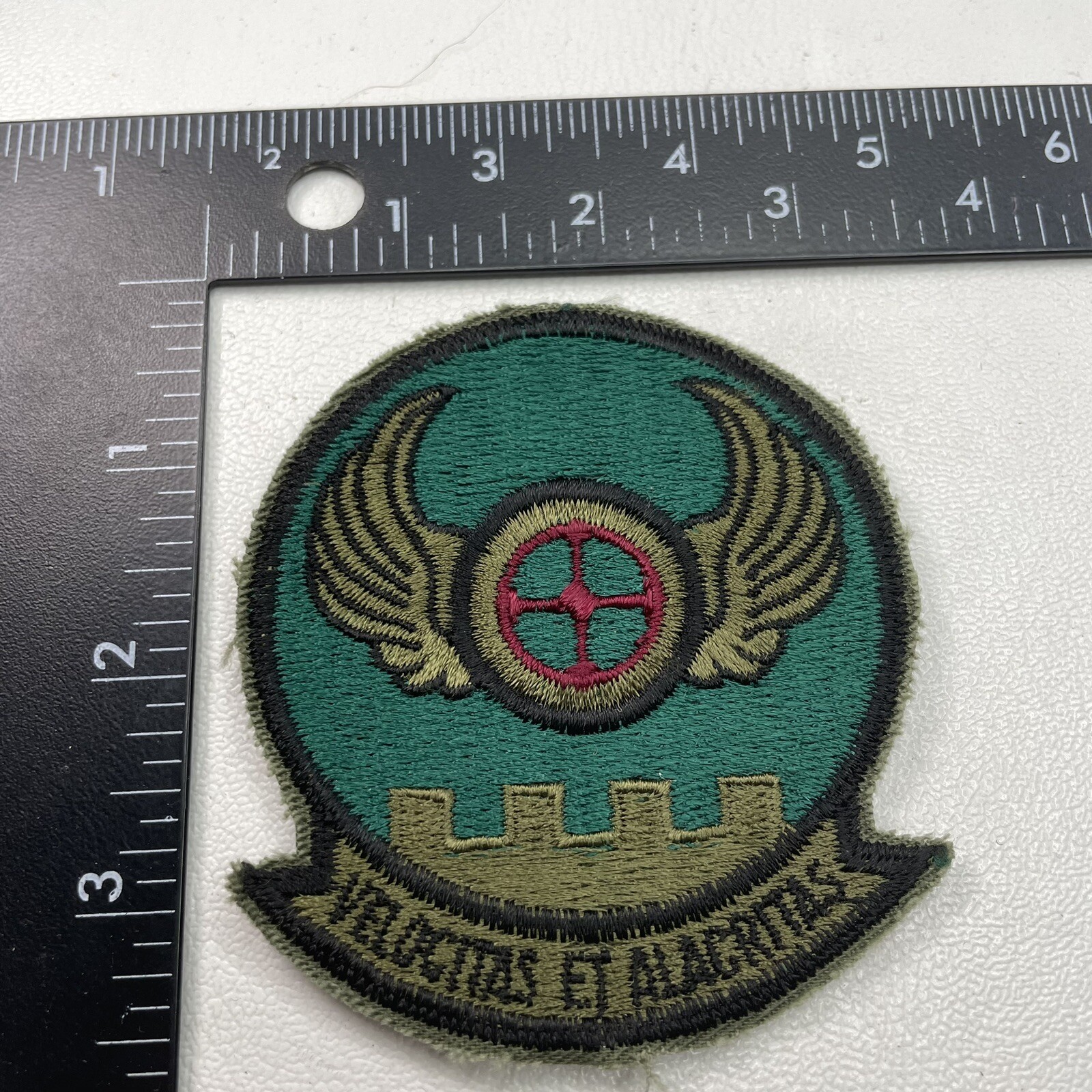 Vtg TRANSPORTATION SQUADRON ? Air Force Patch (Velocitas Et Alacritas) 23WK