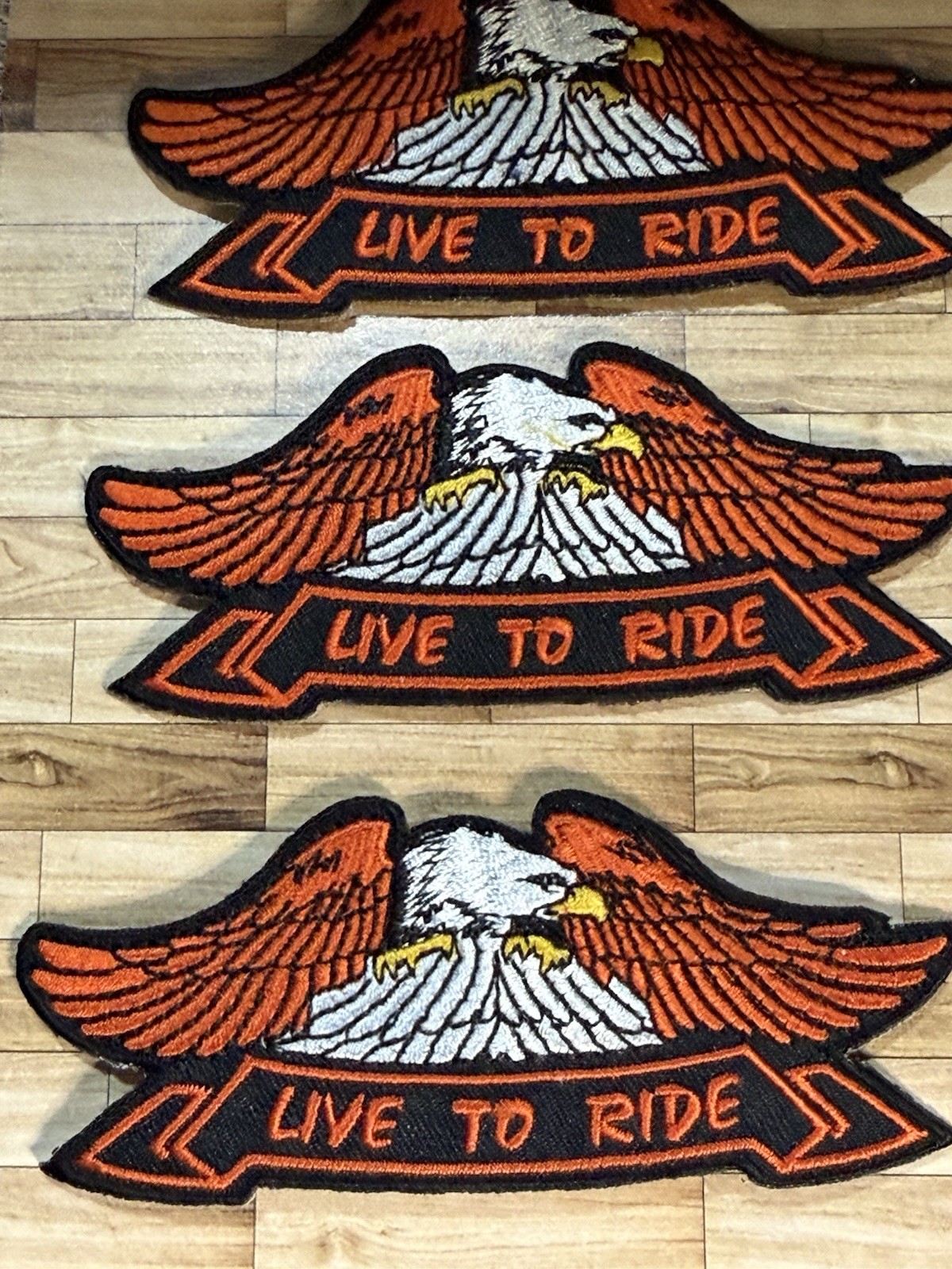 Harley Davidson Live To Ride M/C Patch ( Brand New )