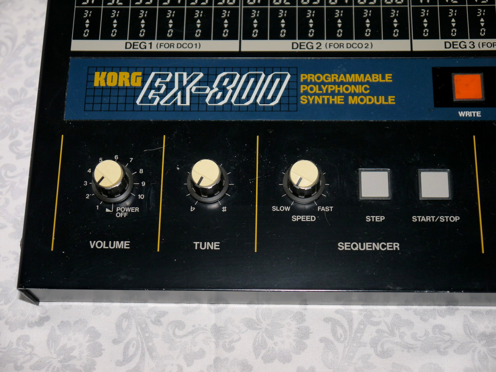 Korg EX-800 Synthesizer Module Vintage Midi Synth CLEAN, WORKING from my Studio