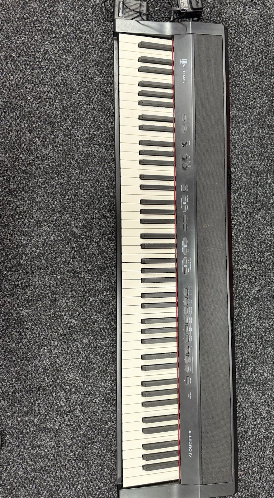 Williams Allegro IV 88-Key Electronic Keyboard Digital Piano, Black