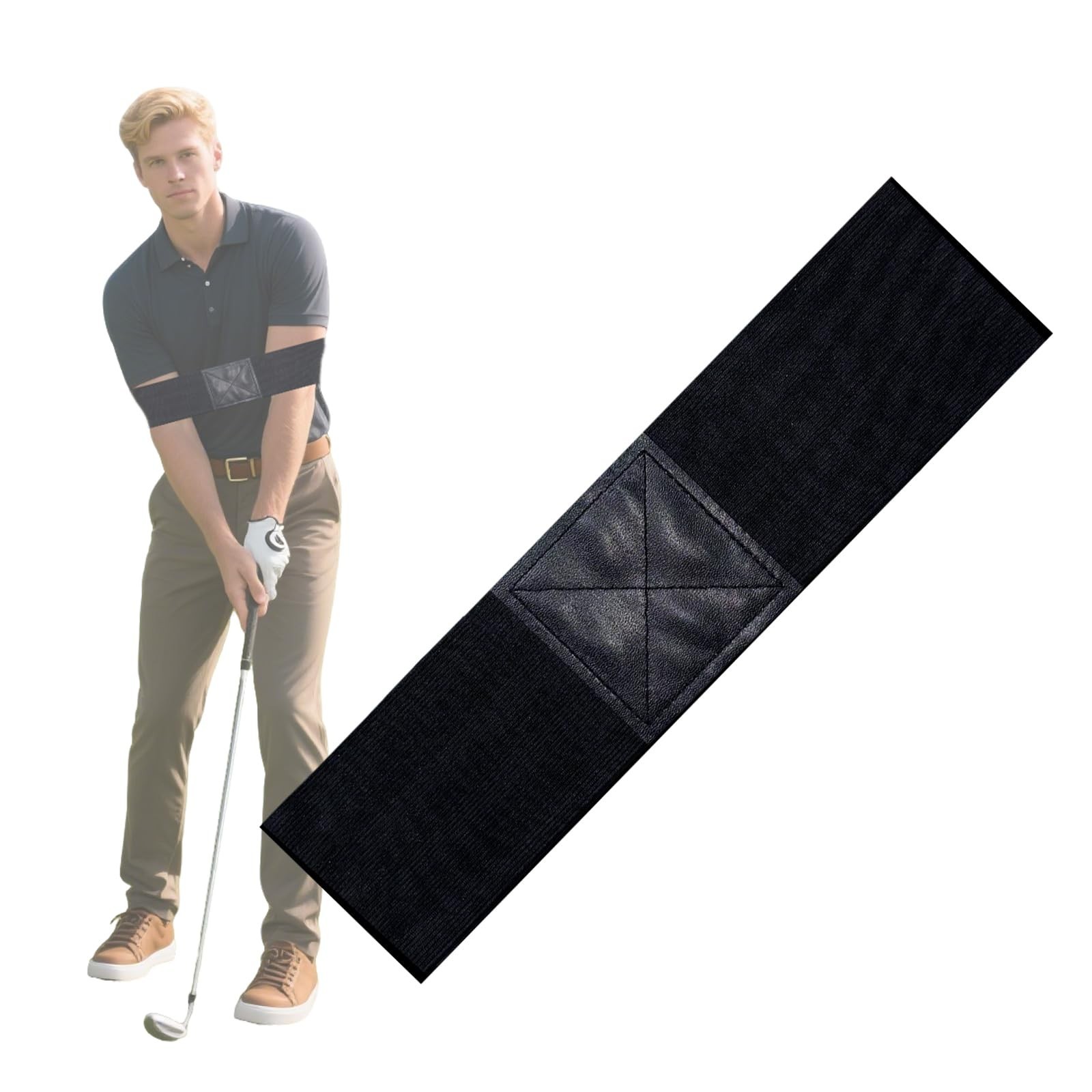 Golf Swing Trainer Aid, Golf Arm Band Training Aid, Golf Swing Band, Golf Con...