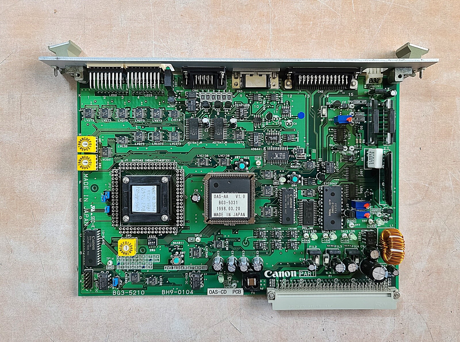Canon Stepper Machine ASSY PCB Board BG3-5210 / BH9-0104