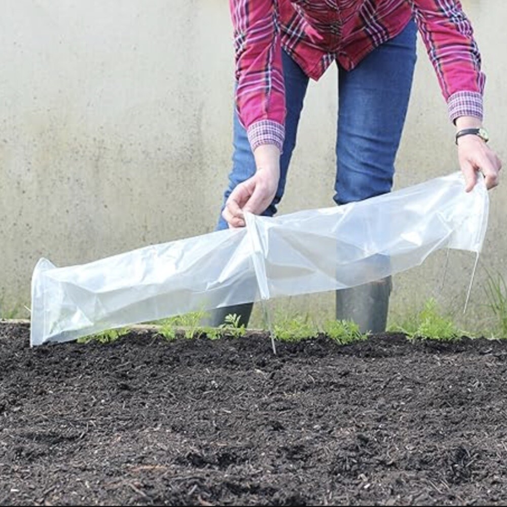 Drip Depot 3-Hoop Mini Tunnel with PE Mulching Film
