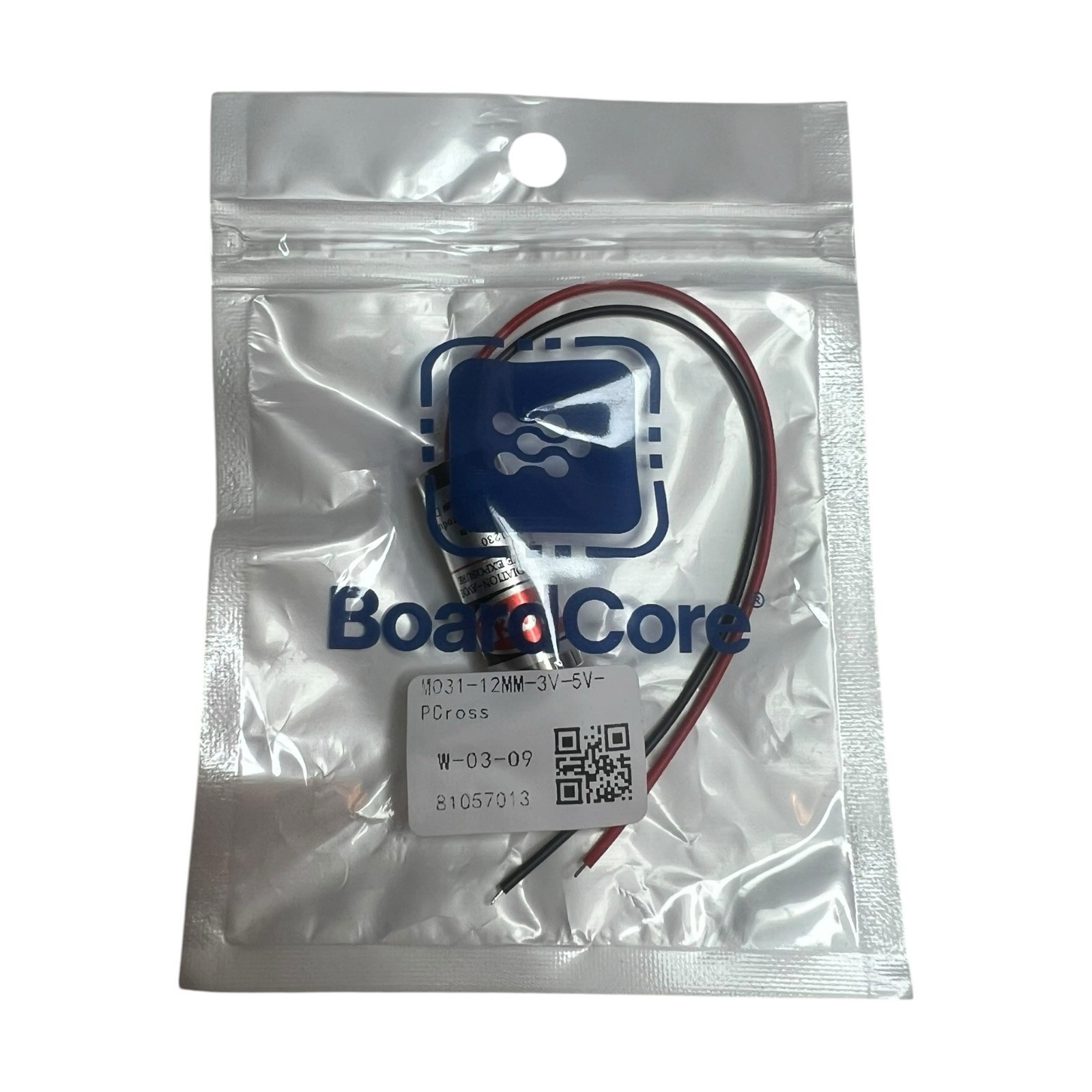 Cross Laser Diode Module | 3V-5V DC 12mm Focusable Class IIIa Laser Head