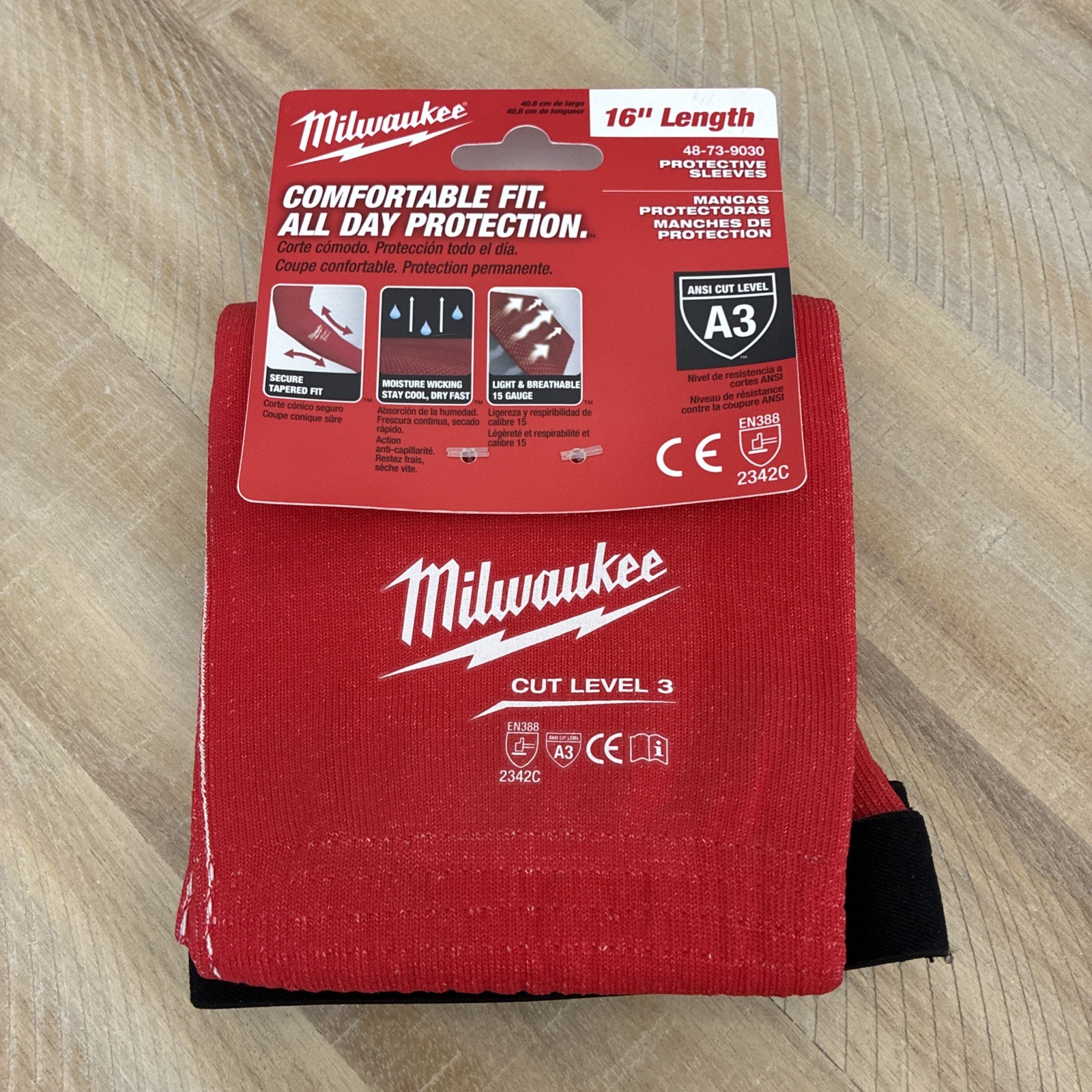 Milwaukee 48-73-9030 16" Cut Level 3 Protective Sleeves