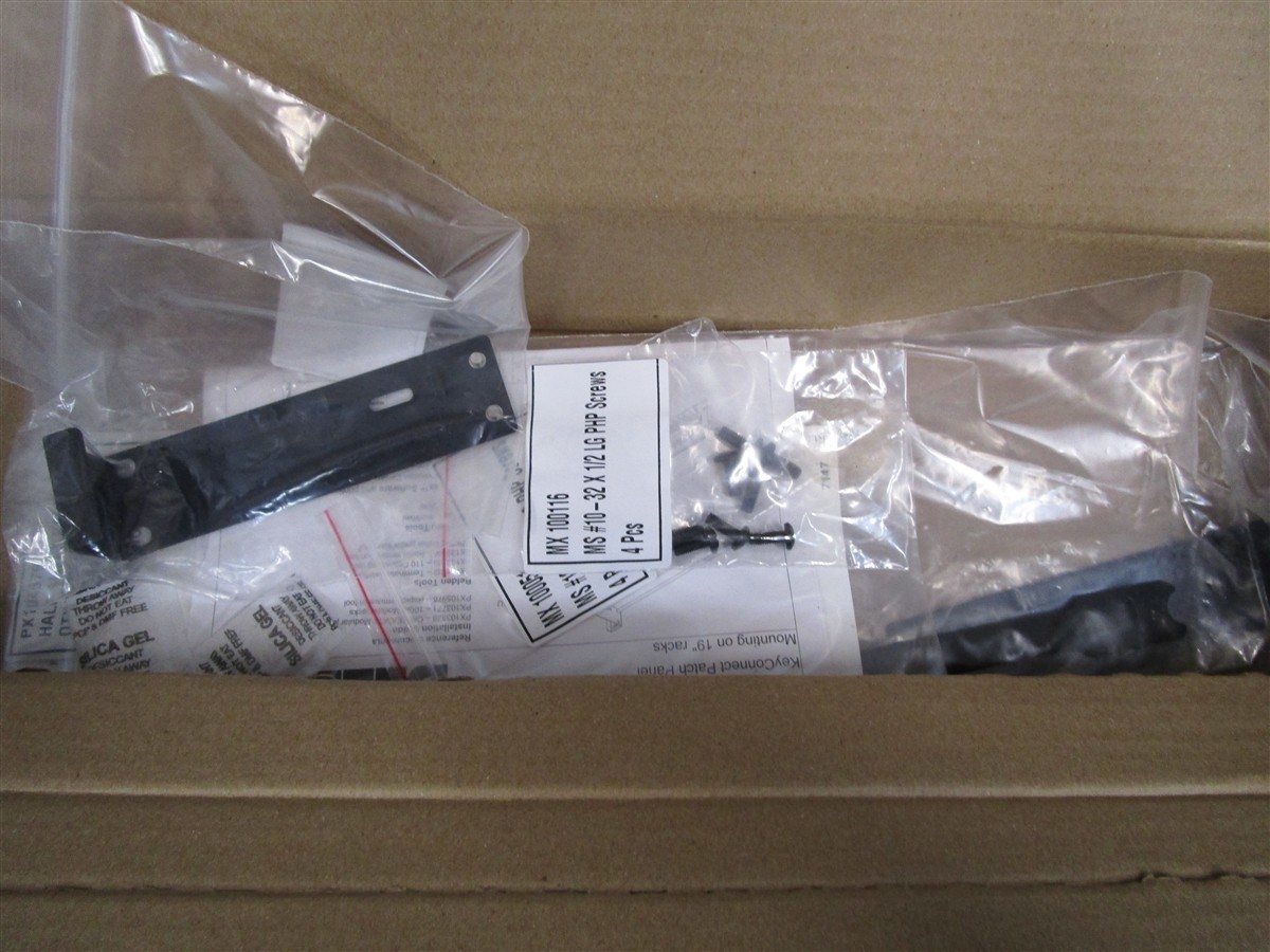 BELDEN AX104227 CAT6+ KeyConnect Coupler Patch Panel 24-port Black