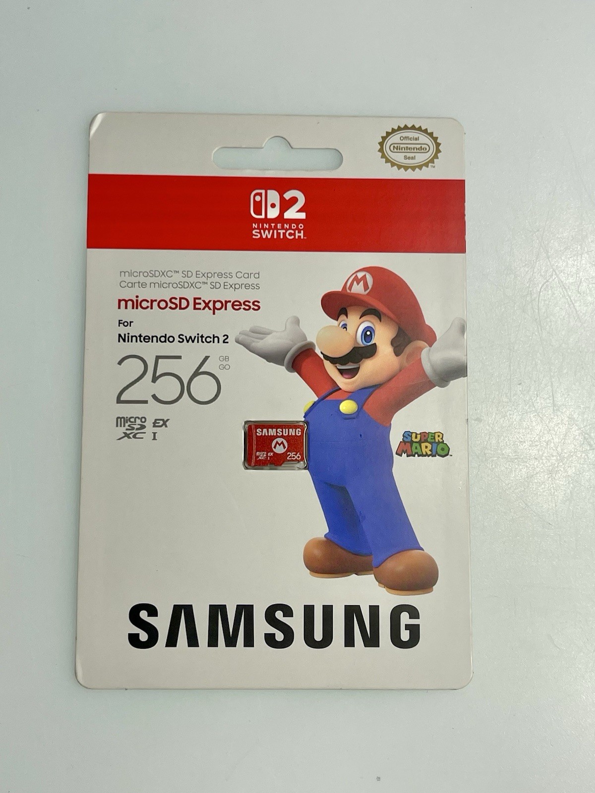 Nintendo Switch 2 Micro SD Express Card 256GB MARIO Edition Samsung