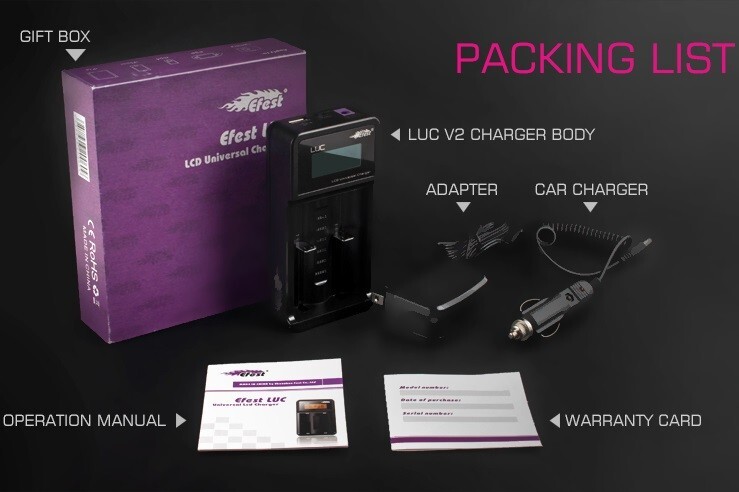 LUC V2 Charger with LCD Display Universal  Battery Charger