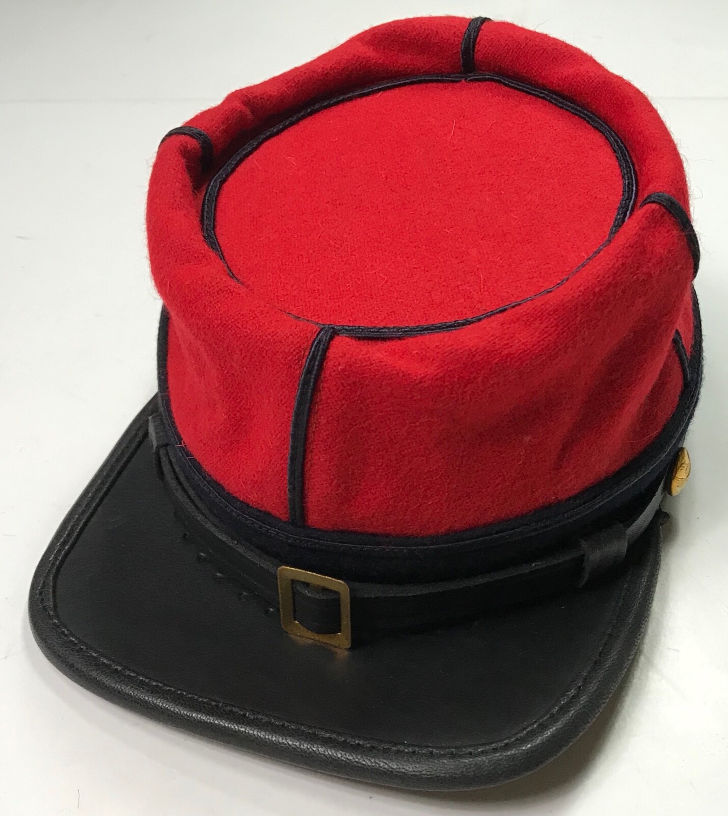 CIVIL WAR US UNION INFANTRY STATE MILITIA WOOL KEPI FORAGE CAP HAT-LARGE