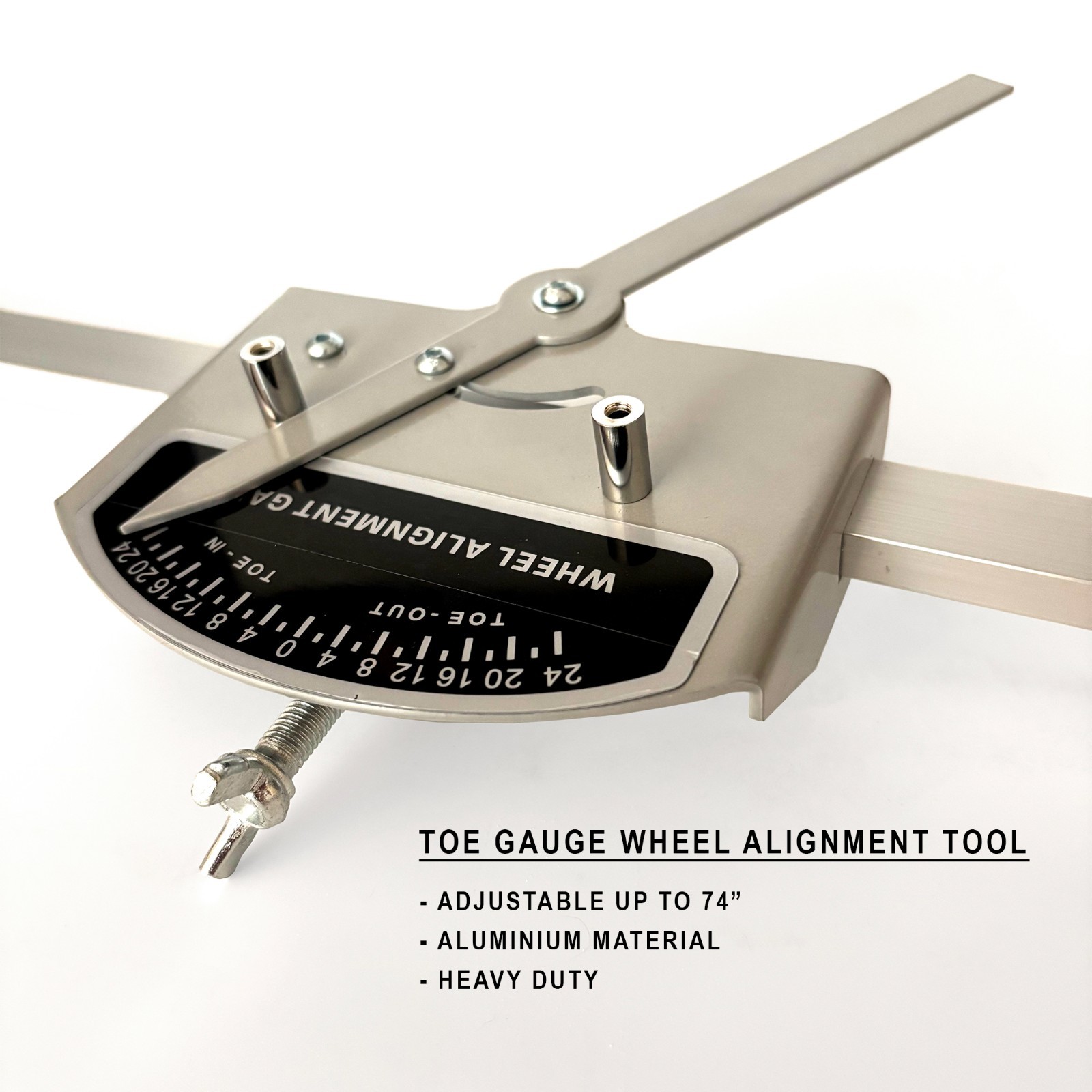 Wheel Alignment Tool - Accurate Heavy Duty Toe Alignment Gauge