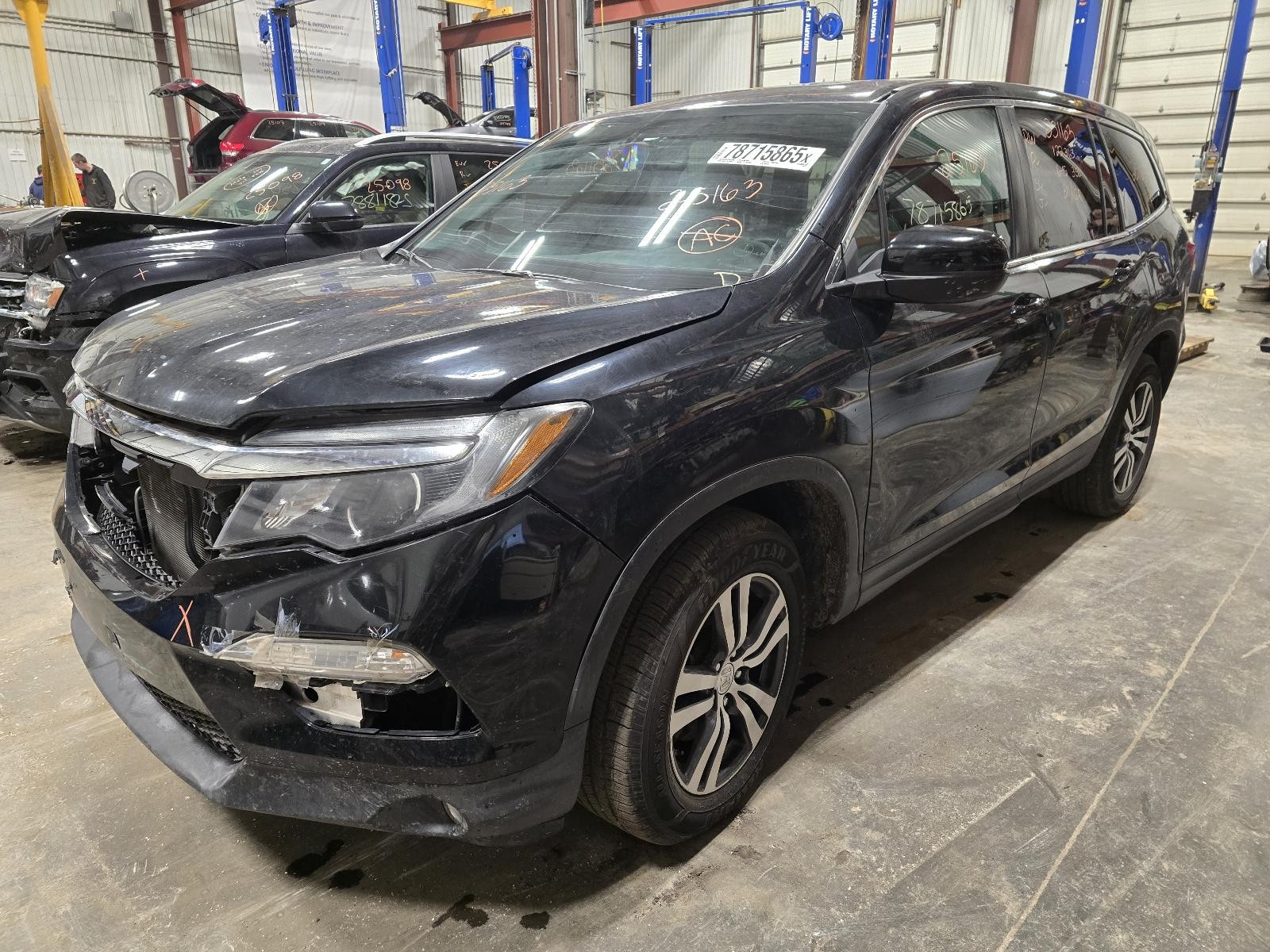 Used Floor Jack fits: 2016 Honda Pilot  Grade A
