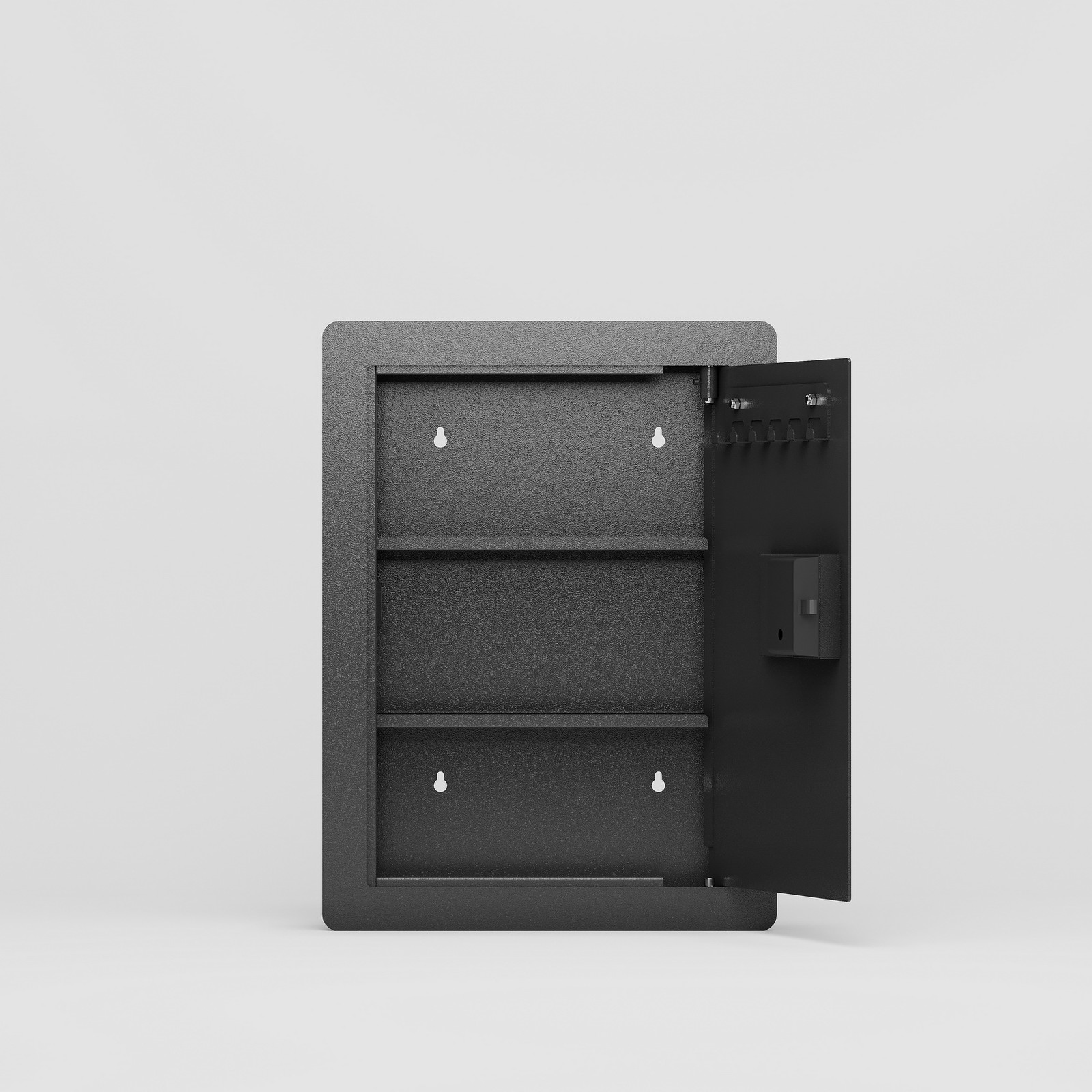 Wall Hidden Digital Keypad Flat Safe Box Fireproof Firearm Valuables Documents