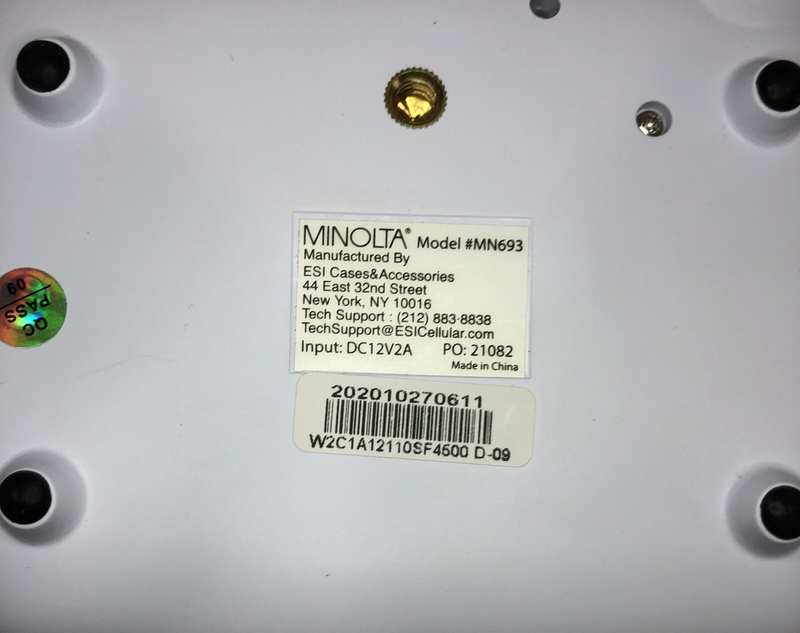 MINOLTA MINI HD PROJECTOR MN693 Working! Projector Only-No Remote Or Screen