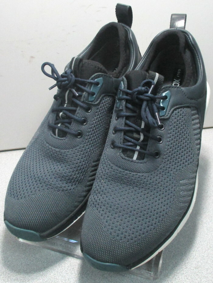 253569 MS50 XC4 H2-SPORT MEN'S SHOES 9.5 M NAVY KNIT GOLF SHOE JOHNSTON MURPHY